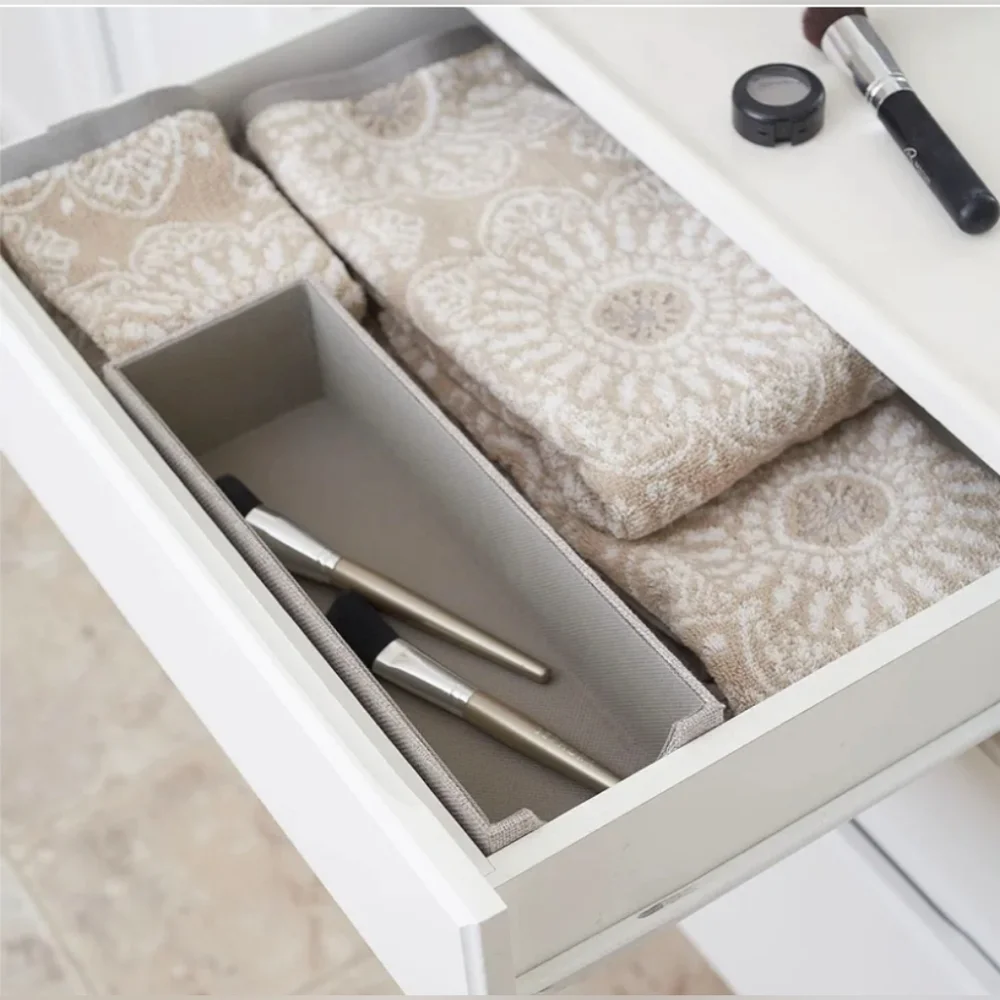 New in box! Household Essentials narrow gray organizer trays set of 2